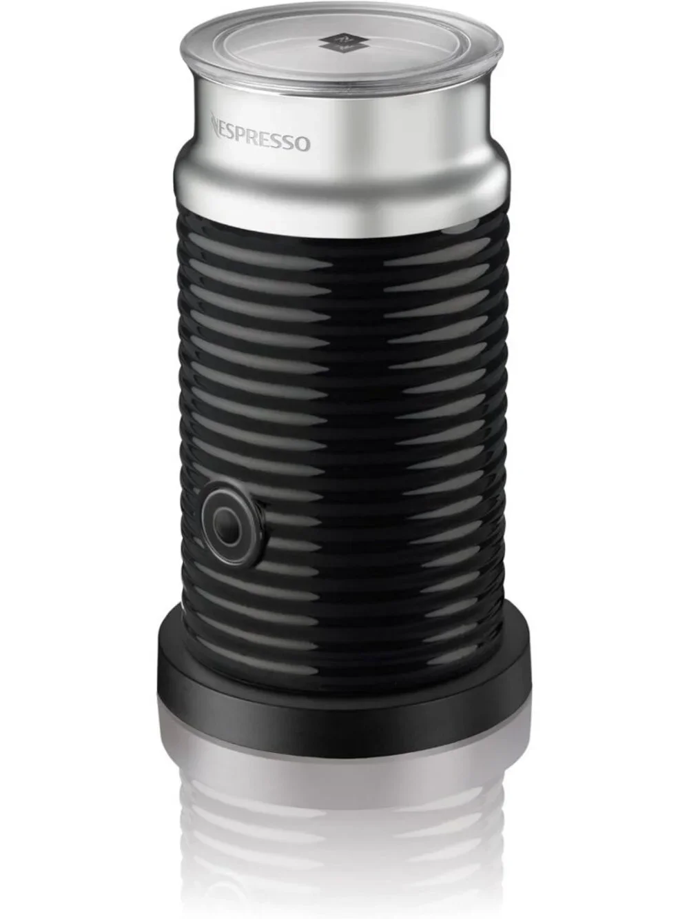 Milk Frother for Coffee & Lattes, Electric, Stainless Steel, Easy to Use, Black